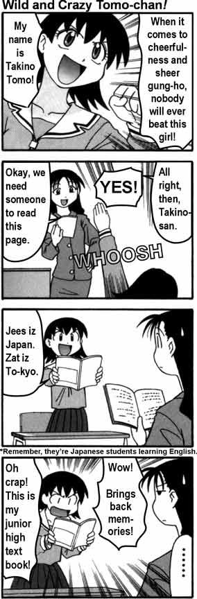 Tomo brings the wrong book