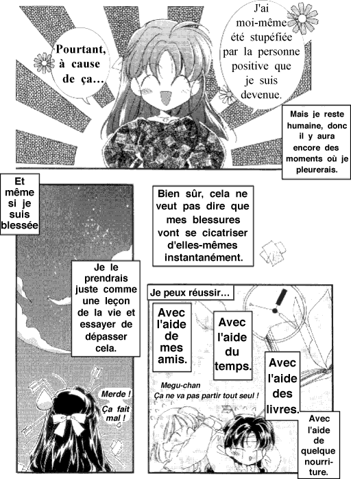 Introductory comic to Megumi's book, Ashita ga aru sa, pt 5