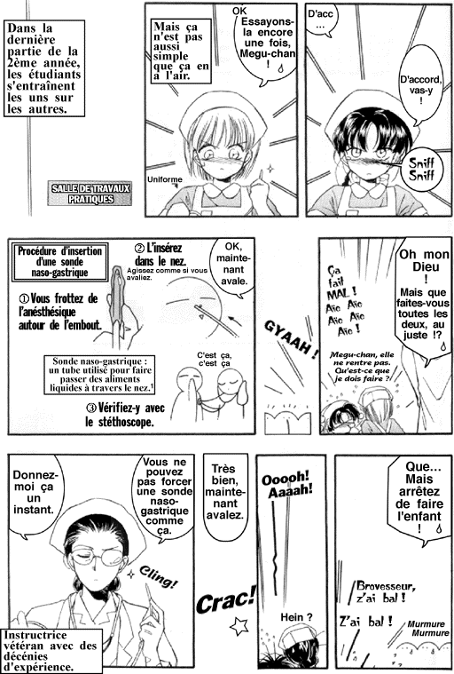 Megumi trouve que l'cole d'infirmires peut tre douloureuse