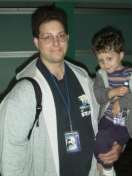 Tom and
	his son at Fanime